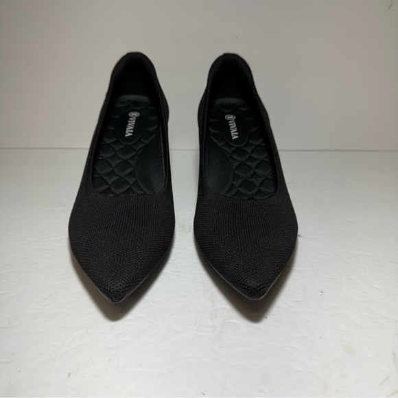 Vivaia Pointed-Toe Block Heel (Aria Block Heels) Black pumps Size 41.5 US 10 - Picture 4 of 16